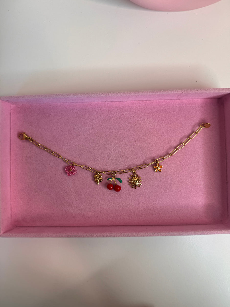 Bracelet breloque "Cherry"