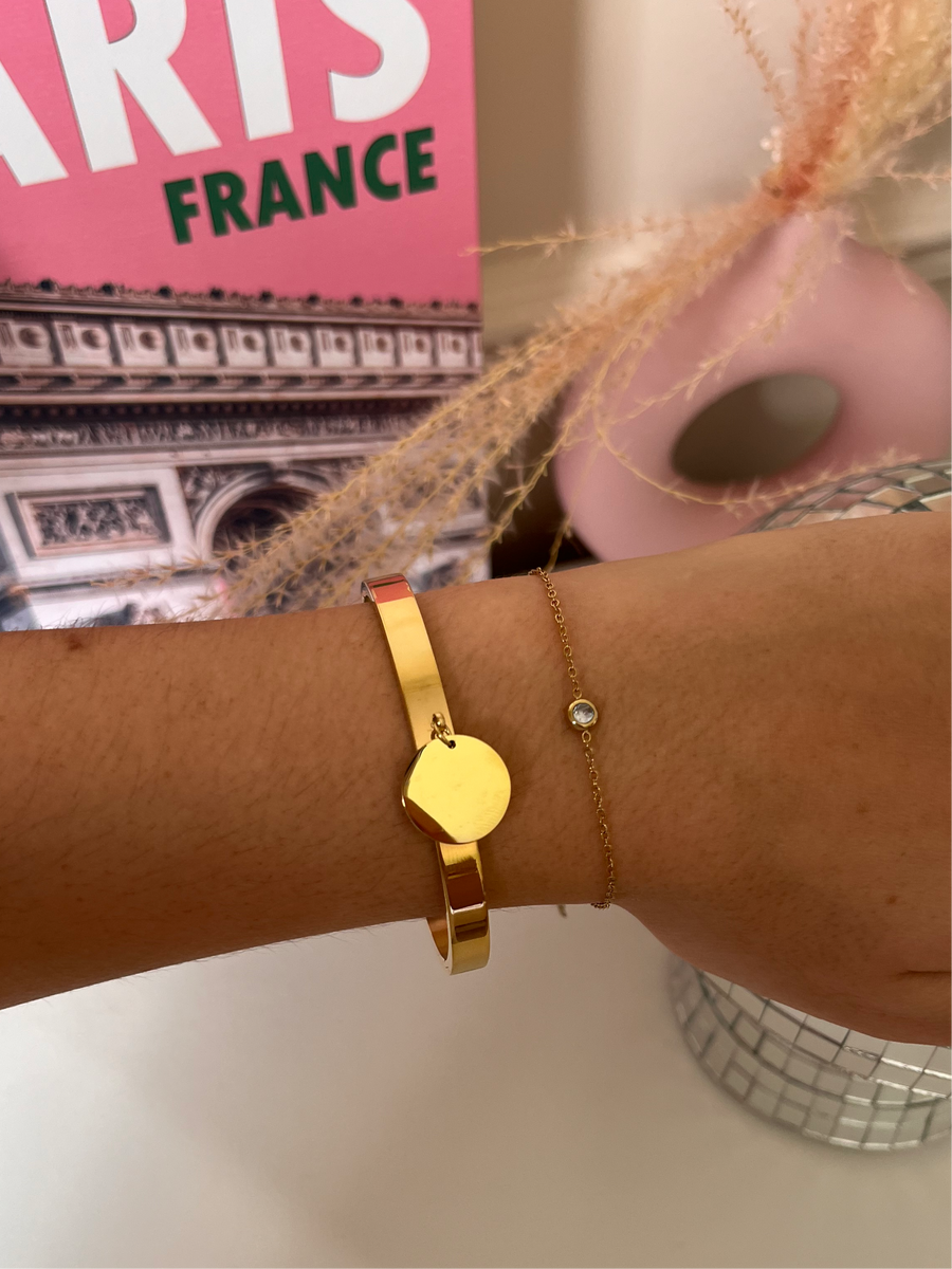 Bracelet jonc "Olympe"