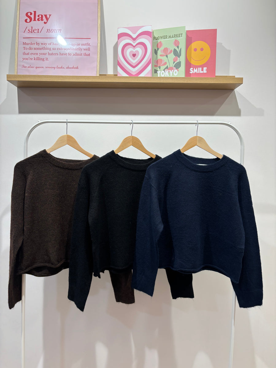 Pull basique en maille