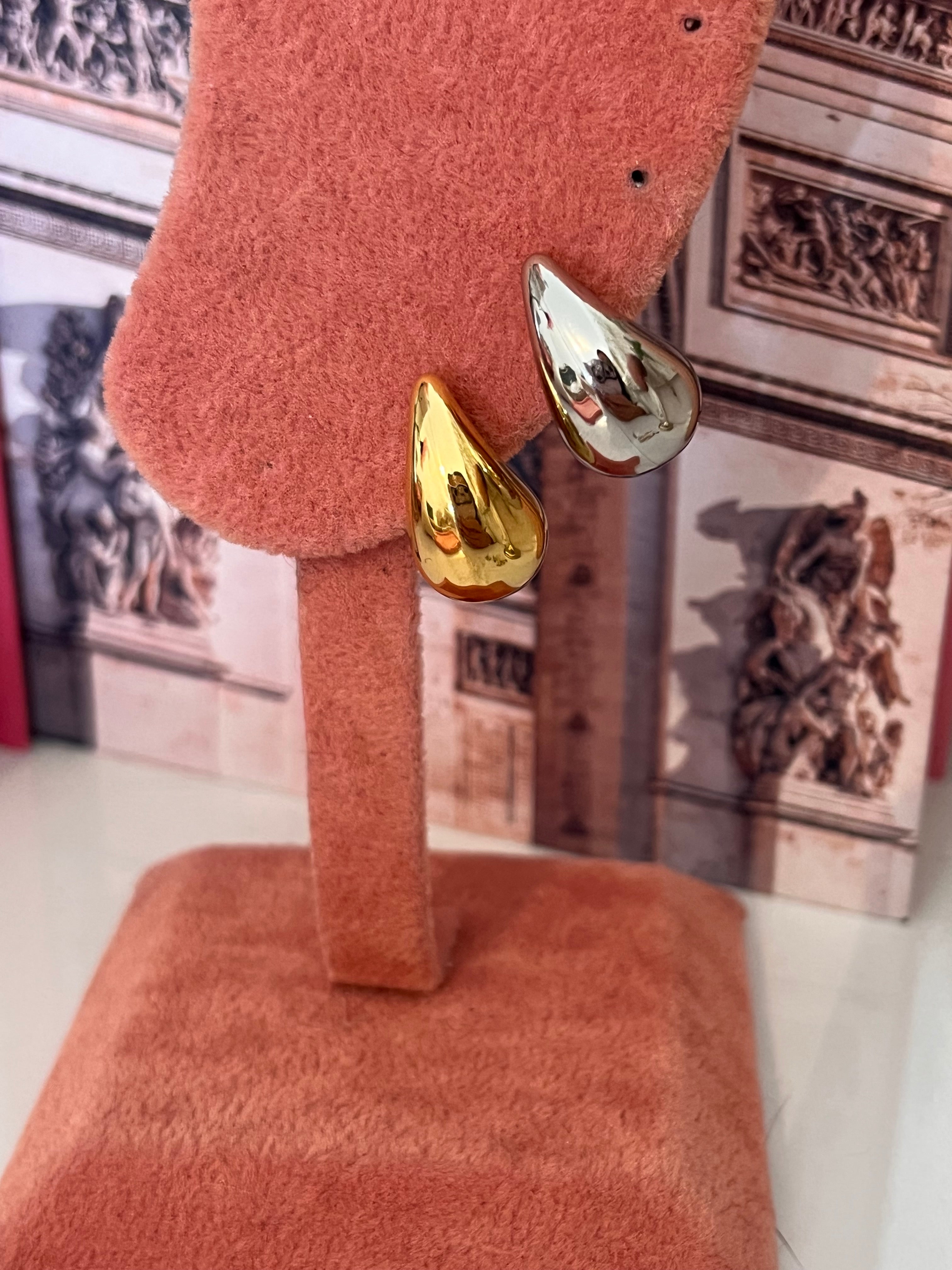 Boucles D'Oreilles Vintage En Or 18k Avec Diamants Et Corail - Occasion