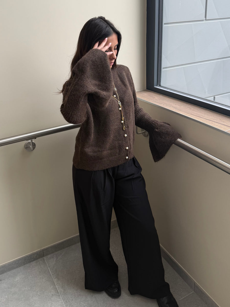 Cardigan ample