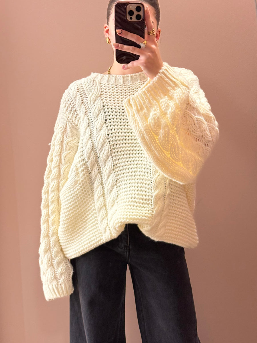 Pull en grosse maille