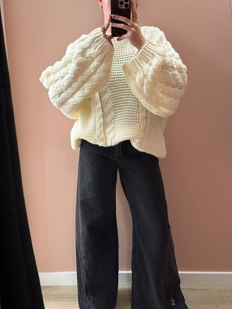 Pull en grosse maille