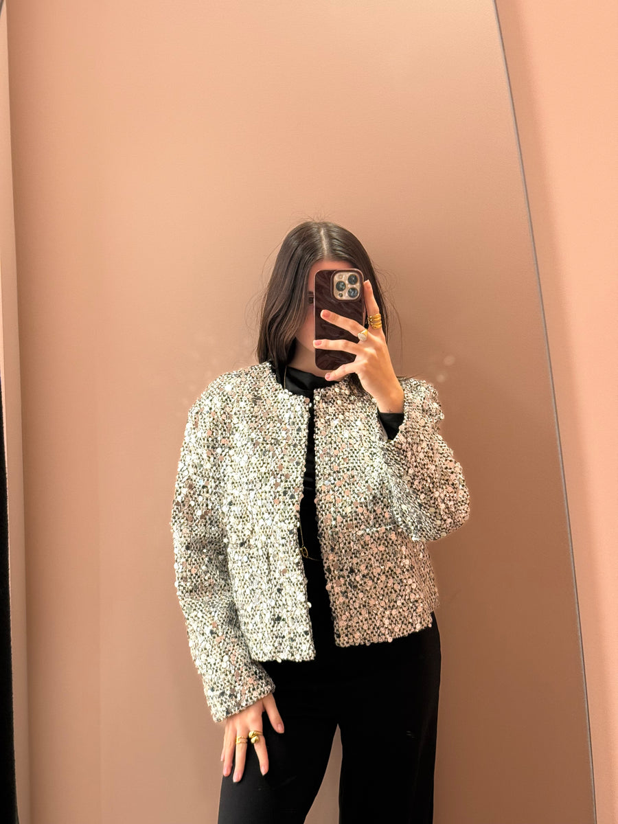 Veste à sequins