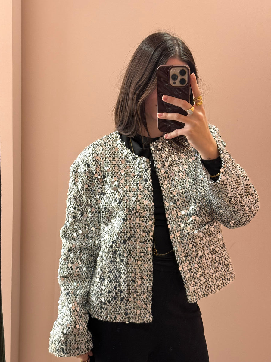 Veste à sequins
