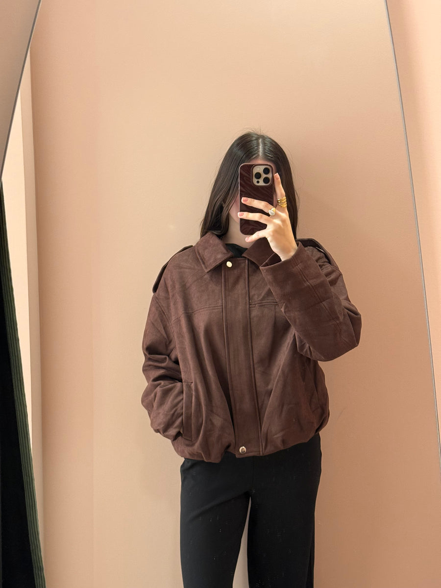 Veste bomber daim