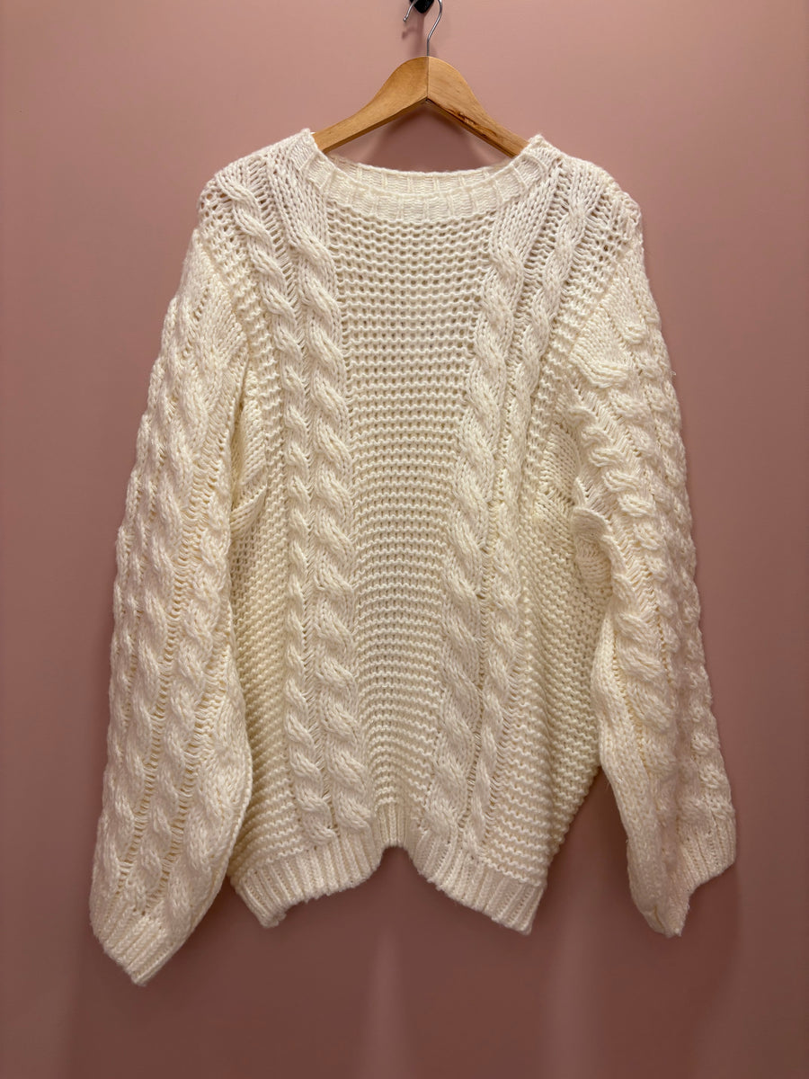 Pull en grosse maille