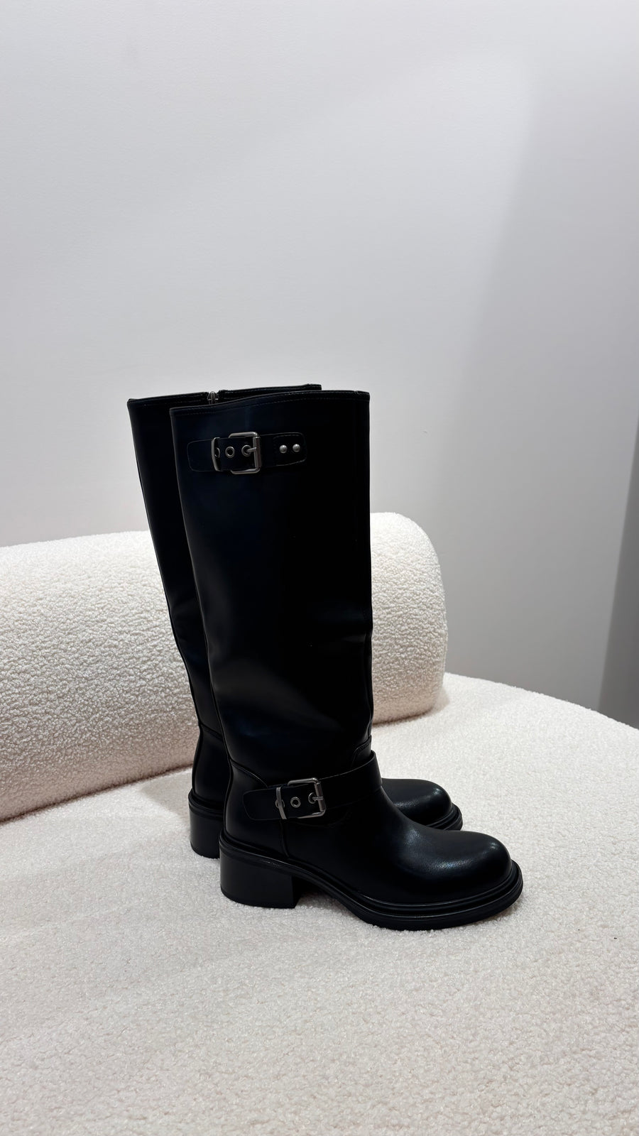 Bottes cavalières à talon