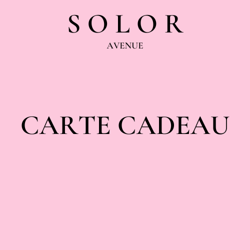 Carte-cadeau SOLOR AVENUE